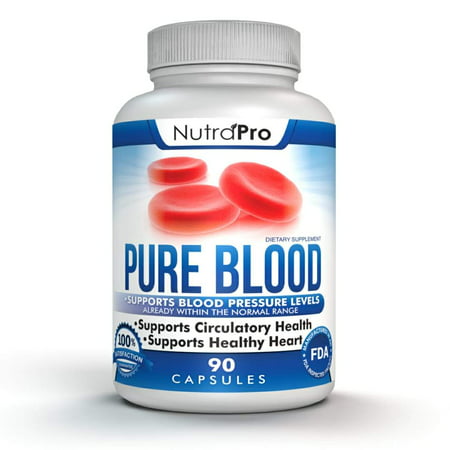 Blood Pressure Support Supplement - Support Lower Blood Pressure and Cholesterol. All Natural by NutraPro - 092617966343