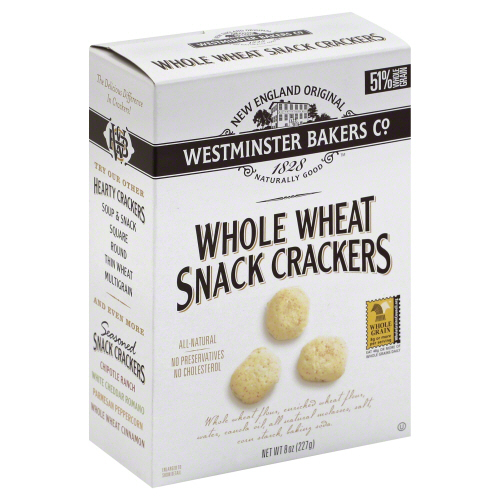 WESTMINSTER: Whole Wheat Snack Crackers, 8 oz - 0093215200464