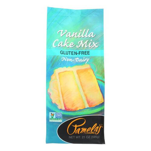 Pamela's Products - Vanilla Cake - Mix - Case Of 6 - 21 Oz. - 093709300205