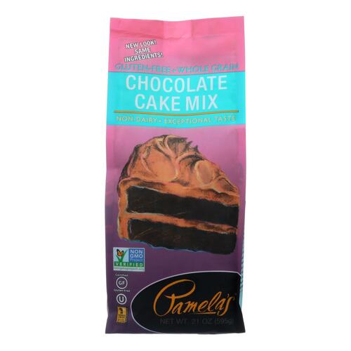 Pamela's Products - Cake Mix - Chocolate - Case Of 6 - 21 Oz. - 093709300403