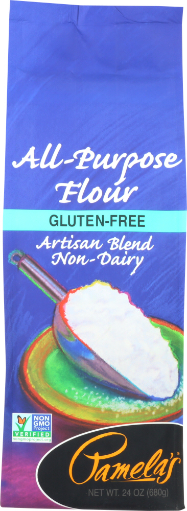 PAMELAS: Flour All Purpose Artisan Blend Gluten Free, 24 oz - 0093709301202