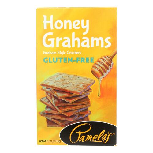 PAMELA’S PRODUCTS: Gluten-Free Graham Crackers Honey, 7.5 oz - 0093709620013