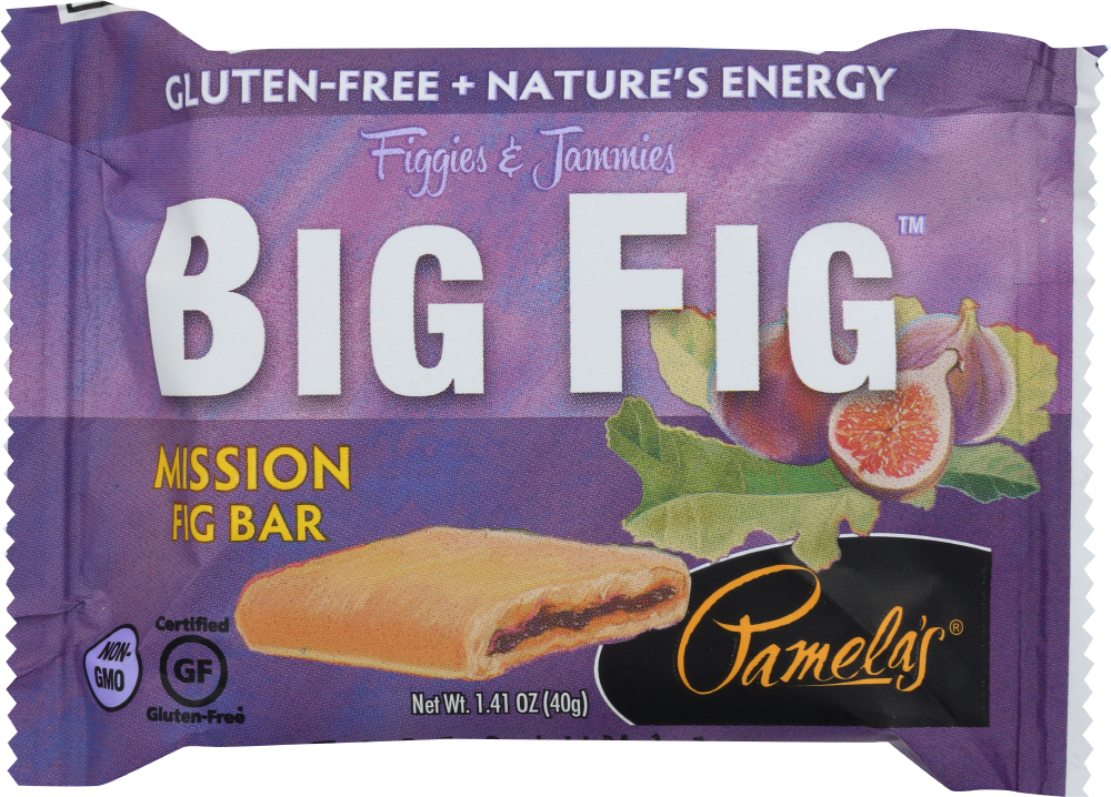 PAMELAS: Big Fig Mission Fig Bar, 1.41 Oz - 0093709820017