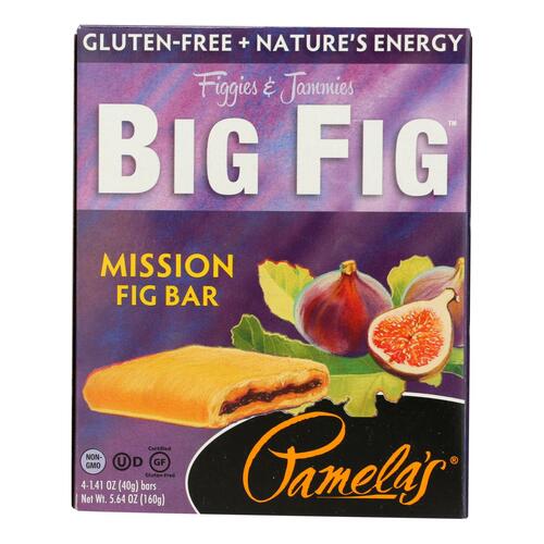 Pamela's Products - Gluten-free Big Fig Bar - Mission Fig - Case Of 8 - 5.64 Oz. - 0093709821113