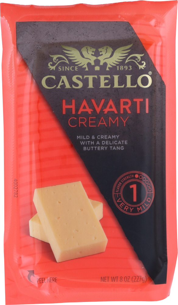 CASTELLO: Havarti Creamy Cheese, 8 oz - 0093936680019