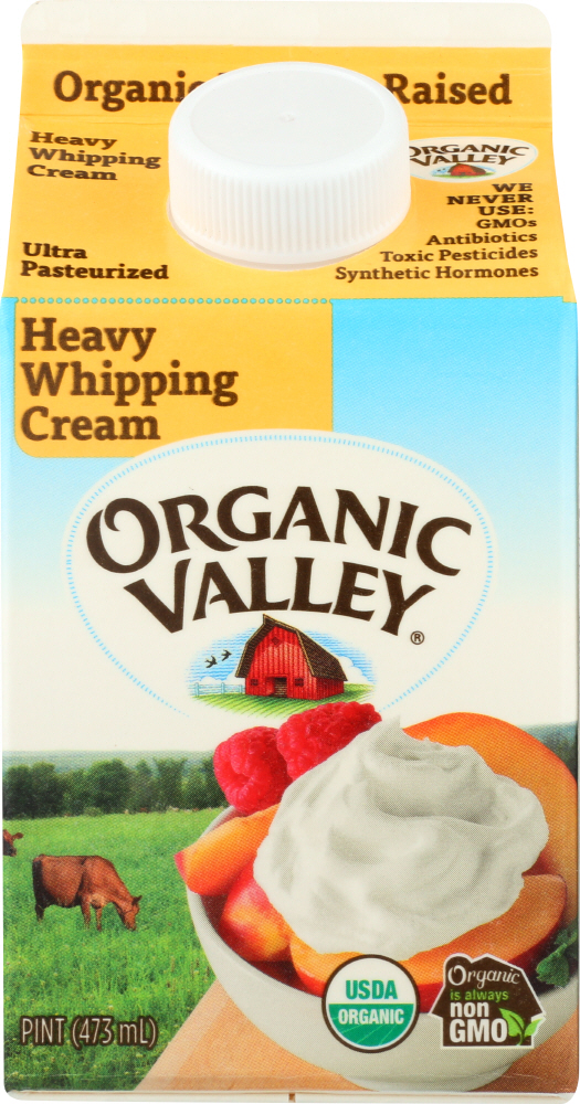 Organic Valley, Organic Pasture-Raised Heavy Whipping Cream - 093966000283