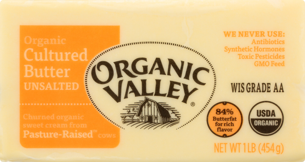 Organic Cultured Butter Unsalted - 093966000580