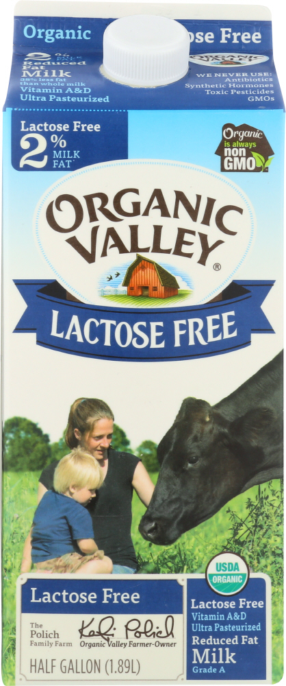 Organic Lactose Free 2% Reduced Fat Milk - 093966002218
