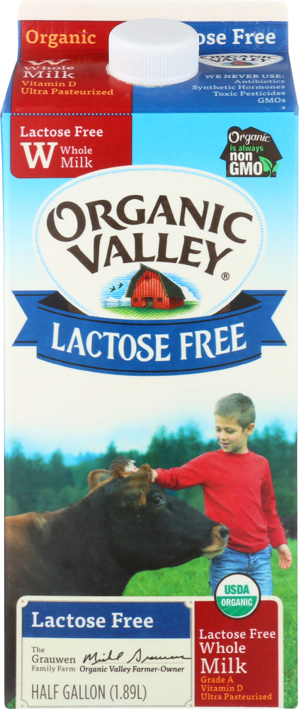 ORGANIC VALLEY: Lactose-Free Whole Milk, 64 oz - 0093966005134