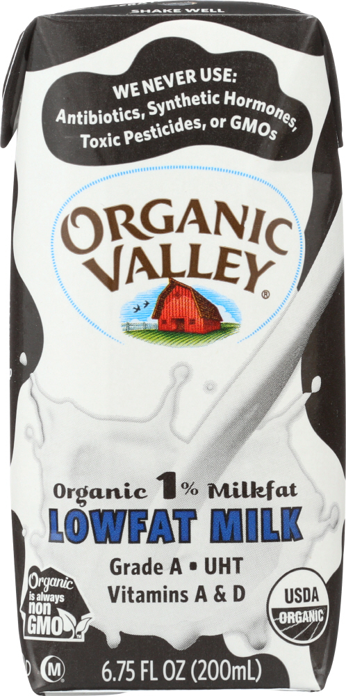 ORGANIC VALLEY: Milk Aseptic Organic 1% Lowfat, 81 oz - 0093966005684