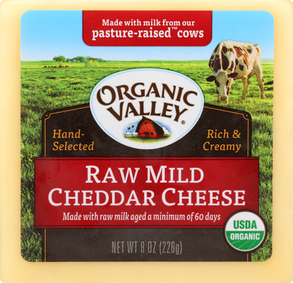 Raw Mild Cheddar Cheese, Raw Mild Cheddar - wild