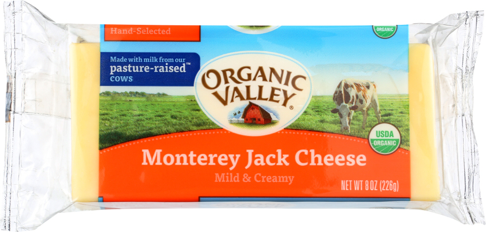 Organic Valley, Monterey Jack Cheese - 093966213300