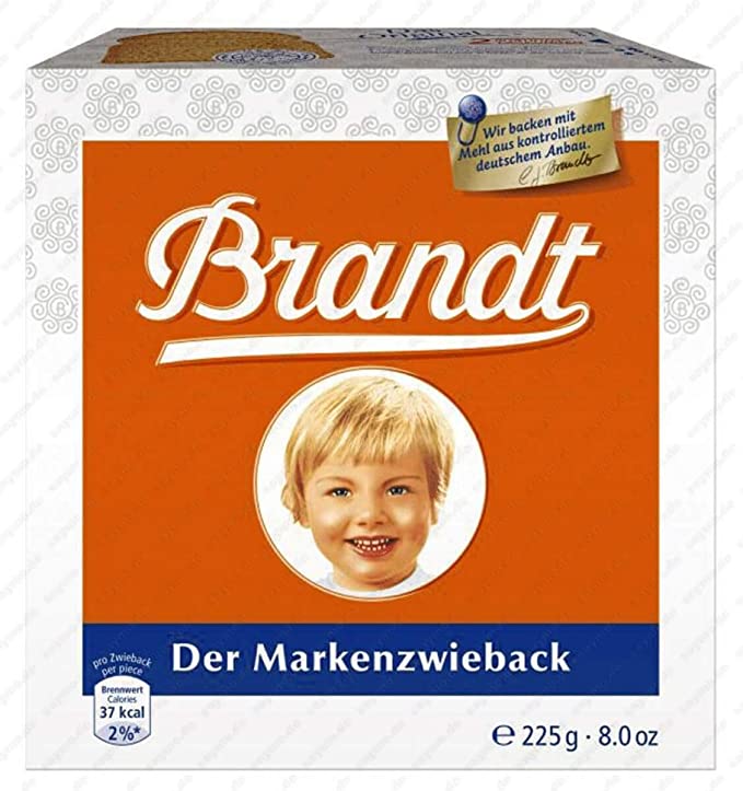  Brandt Der Markenzwieback ( Rusk Bread ) - 225 G  - 094118101124