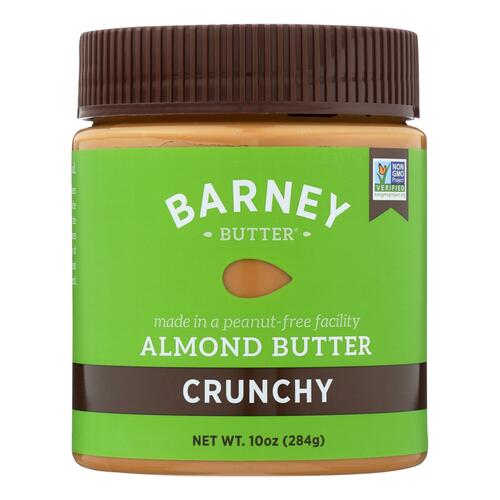 Barney Butter - Almond Butter - Crunchy - Case Of 6 - 10 Oz. - 094922149992