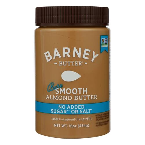 BARNEY BUTTER: Nut Butter Bare Smooth, 16 oz - 0094922351241