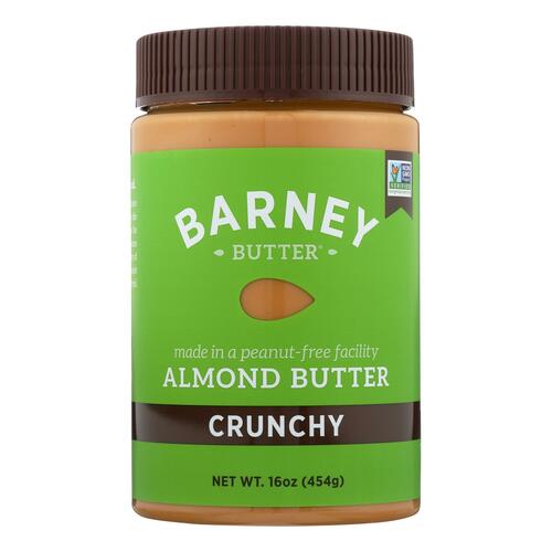 Barney Butter - Almond Butter - Crunchy - Case Of 6 - 16 Oz. - 0094922640994