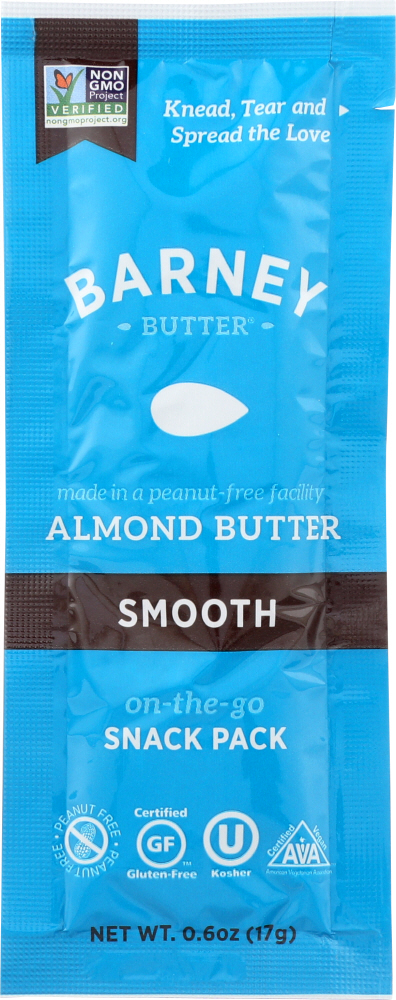 BARNEY BUTTER: Almond Butter Smooth Snack Pack, 0.6 oz - 0094922667311