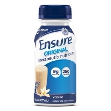 Ensure Original Vanilla, 8 Ounce Bottle, Therapeutic Nutrition, Abbott 58297 - Case Of 24 - 095614720703