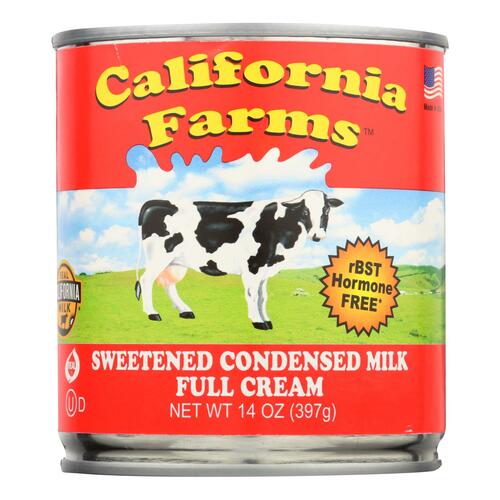 CALIFORNIA FARMS: Sweetened Condensed Milk Red Can, 14 oz - 0095684300089