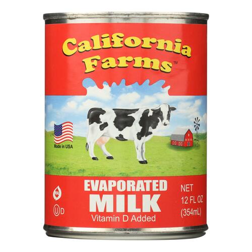 California Farms Evaporated Milk - 12 Oz - Case Of 24 - 095684300102