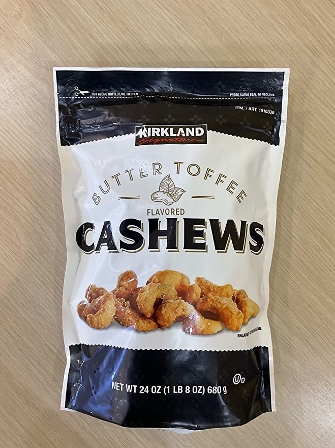  Butter toffee flavored cashews  - 096619047697