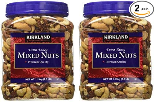  Kirkland Signature ffWYvN Fancy Mixed Nuts, 40 Ounce (2 Pack)  - 096619278176