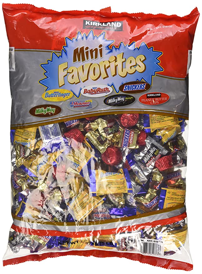  Chocolate Mini Favorites Candies 5 lb Bag  - 096619381067