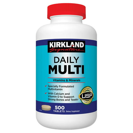 Kirkland Signature Daily Multi 500 Tablets - 096619416073