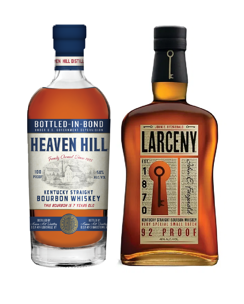 Heaven Hill Bottled In Bond & Larceny Small Batch Combo Bourbon Whiske - 096749031559