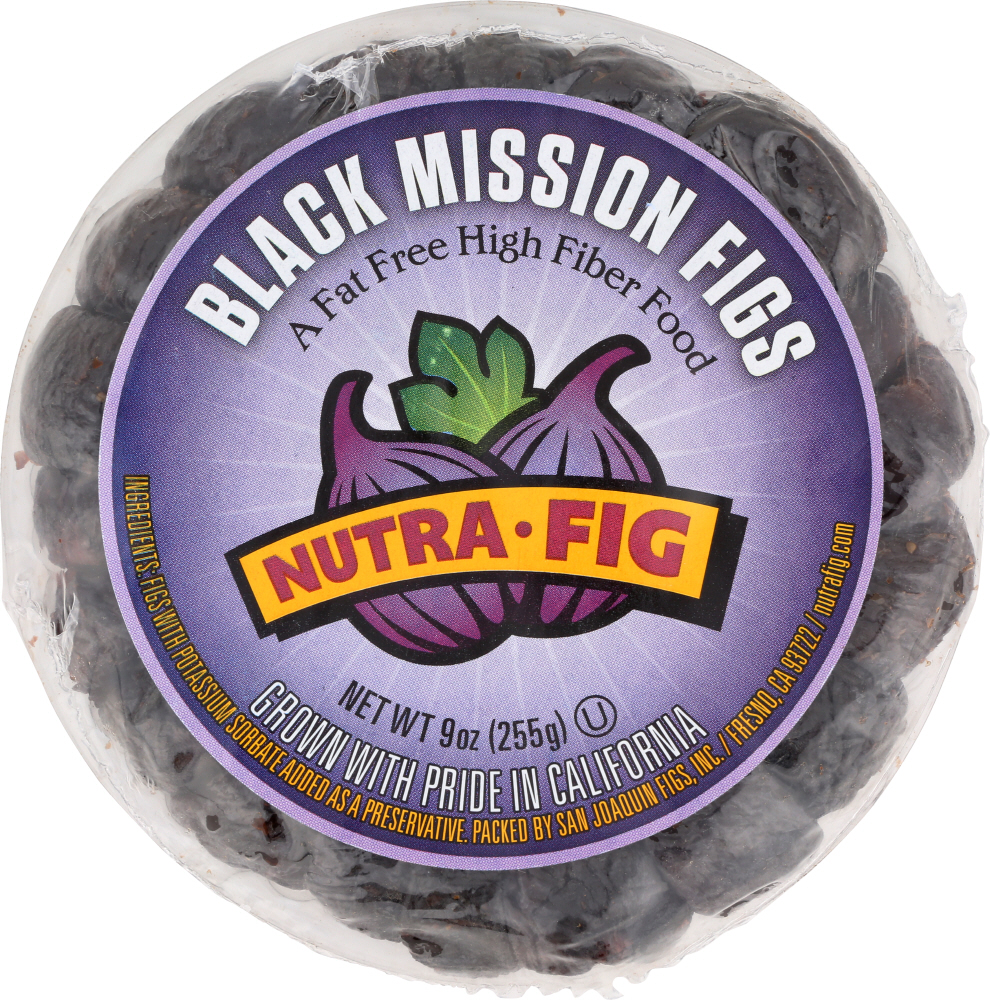 BULK FRUITS: Nutra Fig Black Mission Figs, 9 oz - 0097209002522