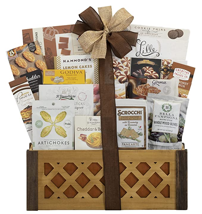  Wine Country Gift Baskets Sweet & Savory Gift Crate  - 098009684239