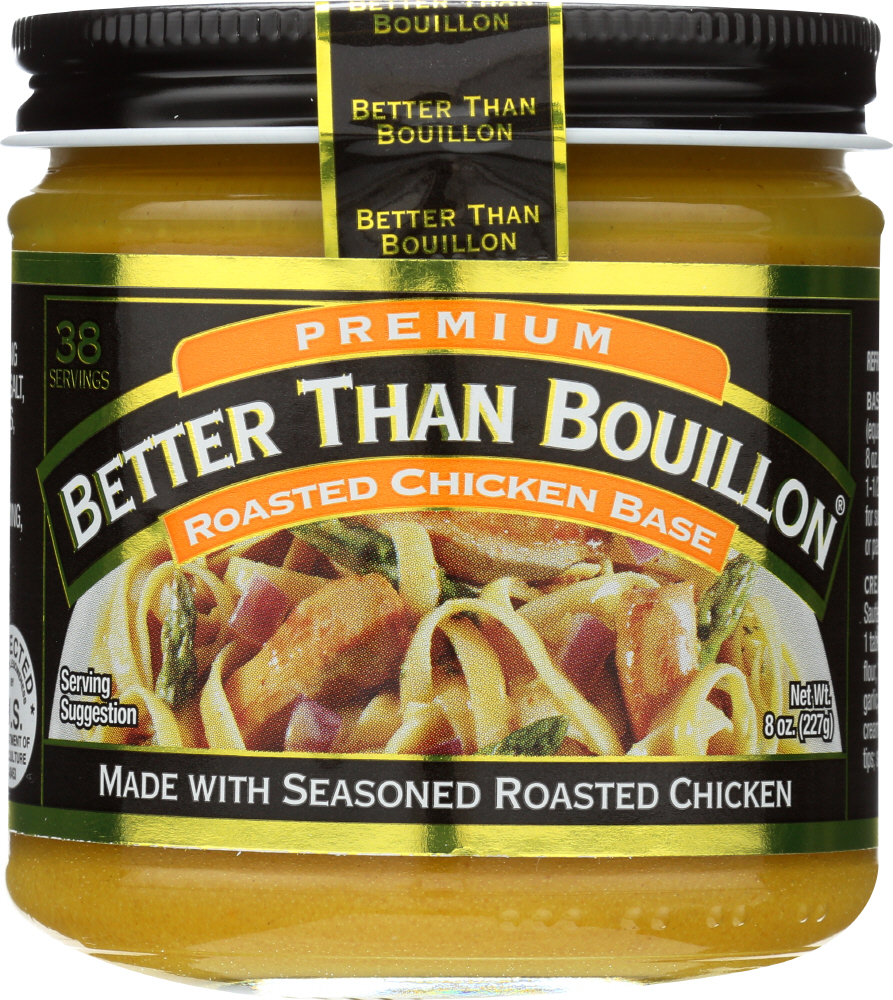 BETTER THAN BOUILLON: Chicken Base, 8 oz - 0098308002024
