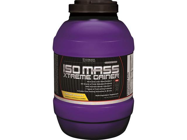 Ultimate Nutrition ISO Mass Xtreme Weight Gainer Protein Isolate Powder with Creatine - Gain Serious Lean Muscle Mass Fast with 60 Grams of. - 099071007865