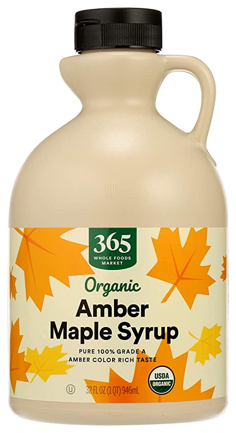 365 by Whole Foods Market, Syrup Maple Grade A Amber Organic, 32 Fl Oz - 099482420765