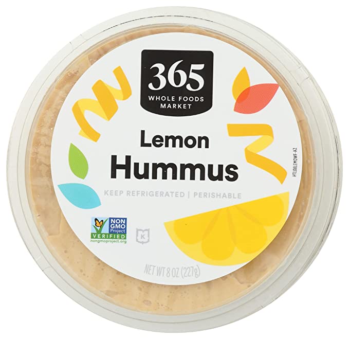  365 by Whole Foods Market, Hummus, Lemon, 8 Ounce  - 099482466671