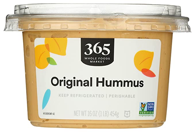  365 by Whole Foods Market, Hummus, Original, 16 Ounce  - 099482466695