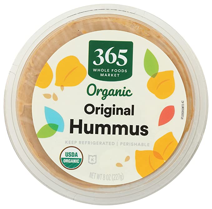  365 by Whole Foods Market, Hummus Original Organic, 8 Ounce  - half