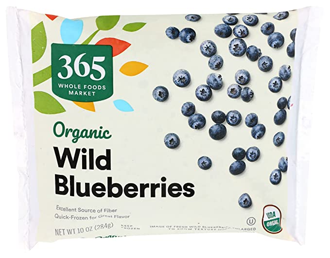  365 by Whole Foods Market Organic Wild Blueberries, 10 OZ  - 099482517816