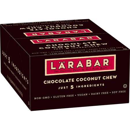 General Mills Sales Inc.Larabar, Fruit & Nut Bar, Chocolate Coconut Chew, Gluten Free, Vegan (16 Bars) - 100000631096