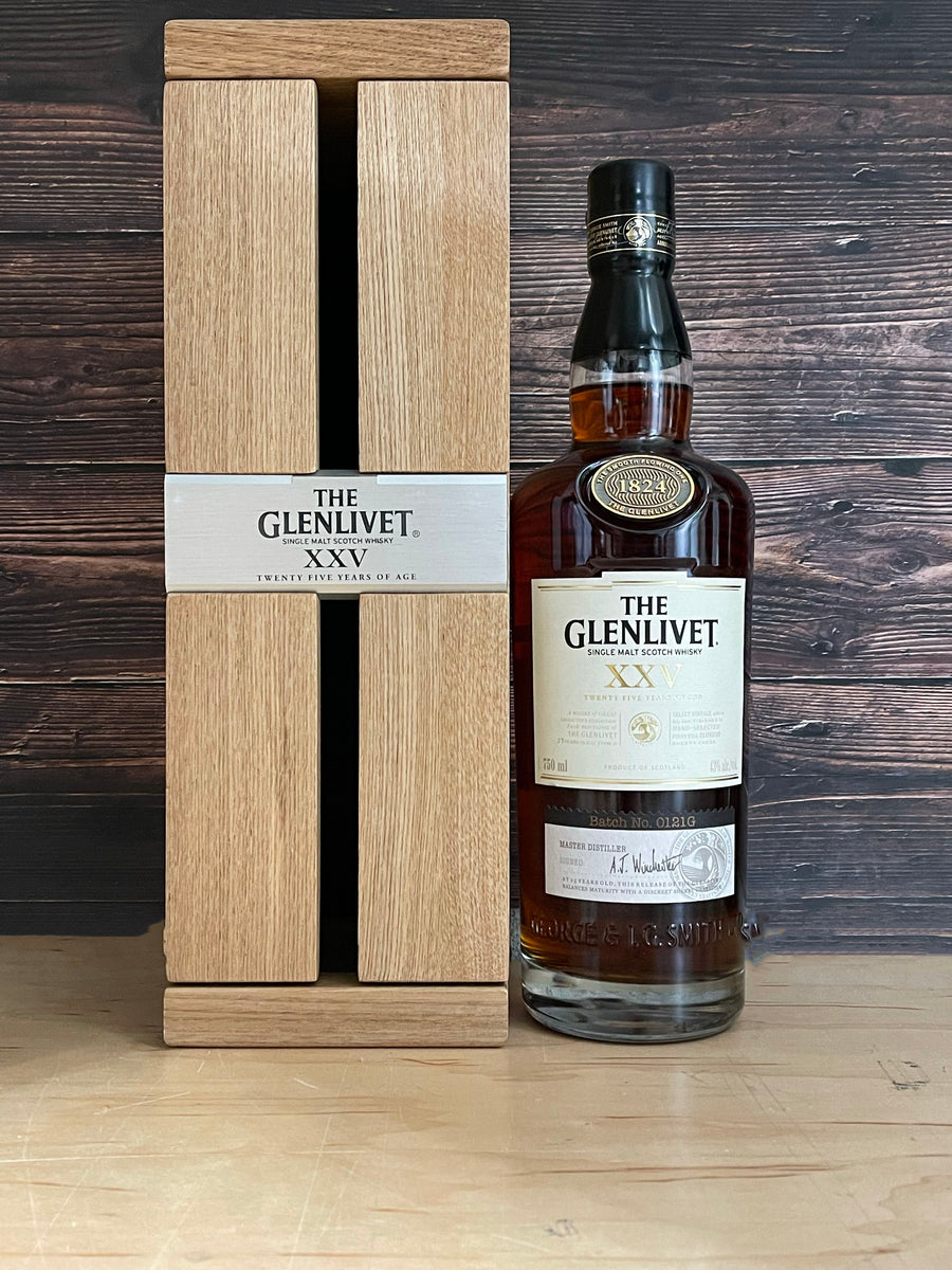 The Glenlivet XXV 25yr Single Malt Scotch Whisky W/ Gift Box - 10080432103682