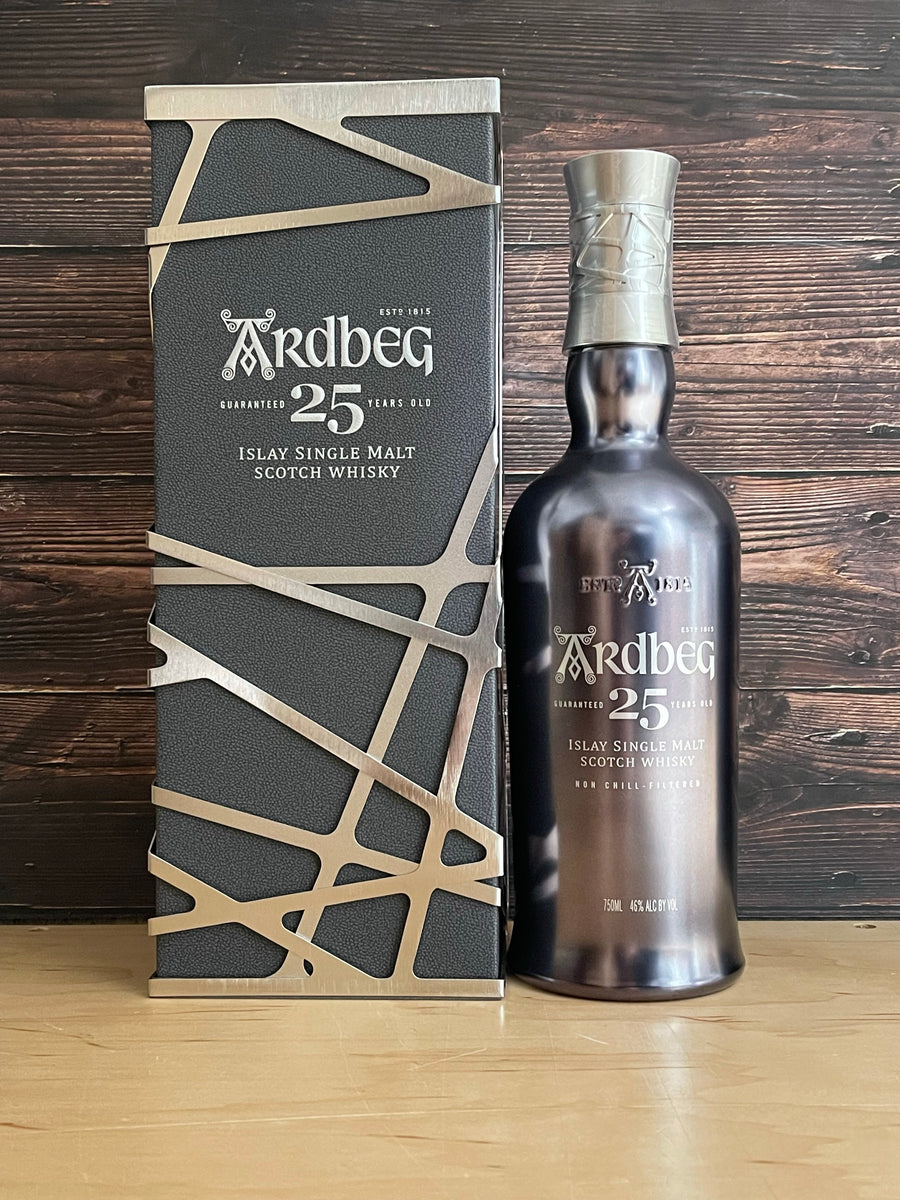 Ardbeg Aged 25 Yrs Islay Single Malt Scotch Whiskey - 10081753833428