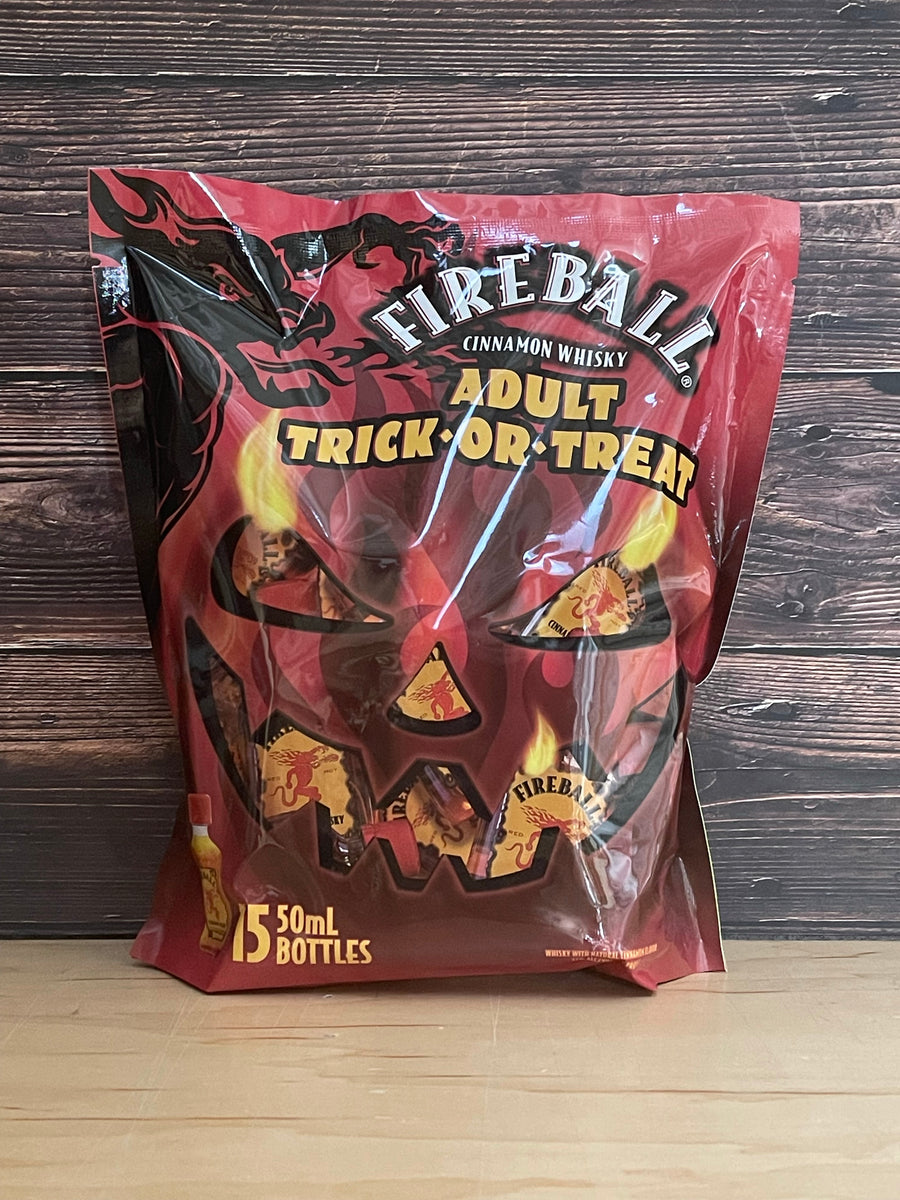 Fireball Cinnamon Whiskey Adult Trick Or Treat Halloween Bag (Limited  - 10088004040724