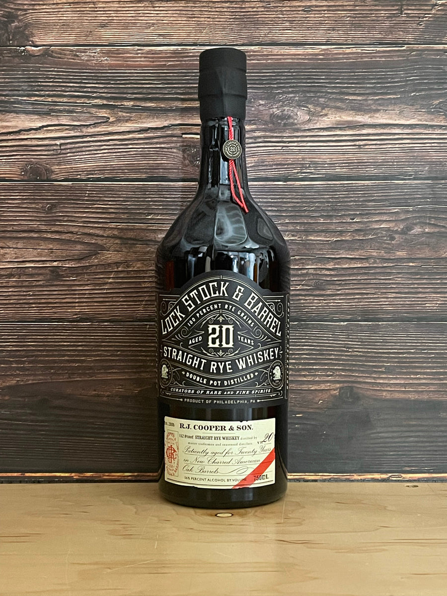 Lock Stock & Barrel Aged 20 Years Straight Rye Whiskey - 10898804005041