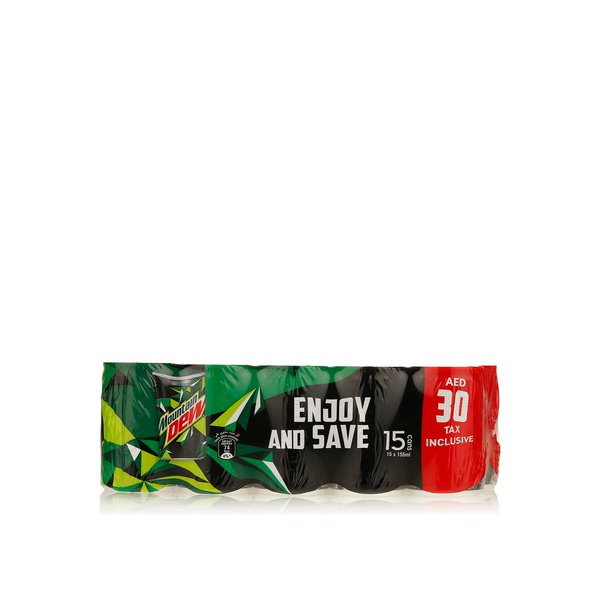 Mountain Dew cans 15 x 155ml - Waitrose UAE & Partners - 12000052385