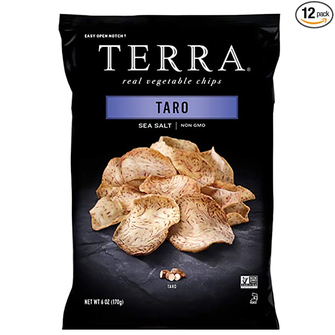 Terra Vegetable Chips, Sea Salt, 6 oz. (Pack of 12) - 778554596842