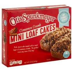 Otis Spunkmeyer Mini Loaf Cakes - 13087207774