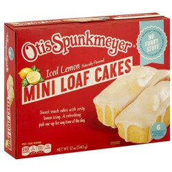 Otis Spunkmeyer Mini Loaf Cakes - 13087207781