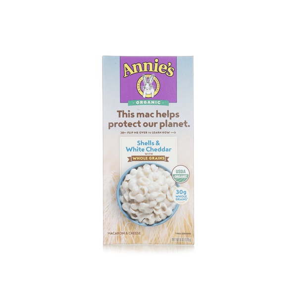 Annie's Homegrown organic shells & white cheddar 170g - Waitrose UAE & Partners - 13562000067