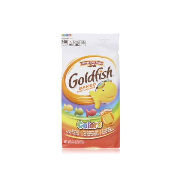 Pepperidge Farm Goldfish crackers colours 187g - Waitrose UAE & Partners - 14100085393