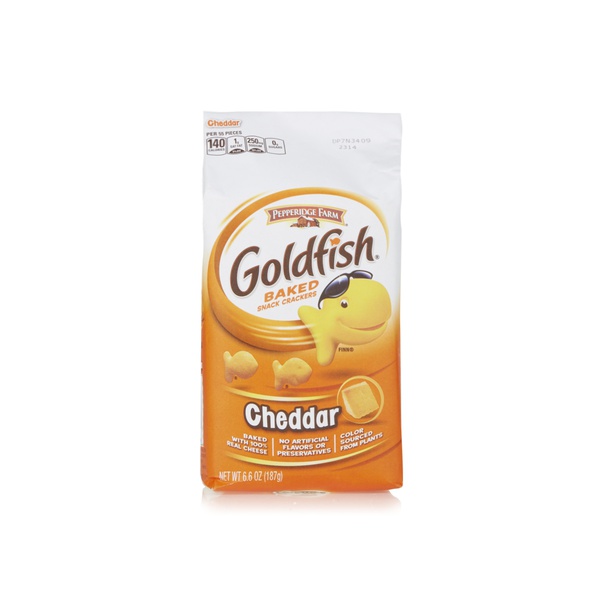 Pepperidge Farm Goldfish cheddar crackers 187g - Waitrose UAE & Partners - 14100085478